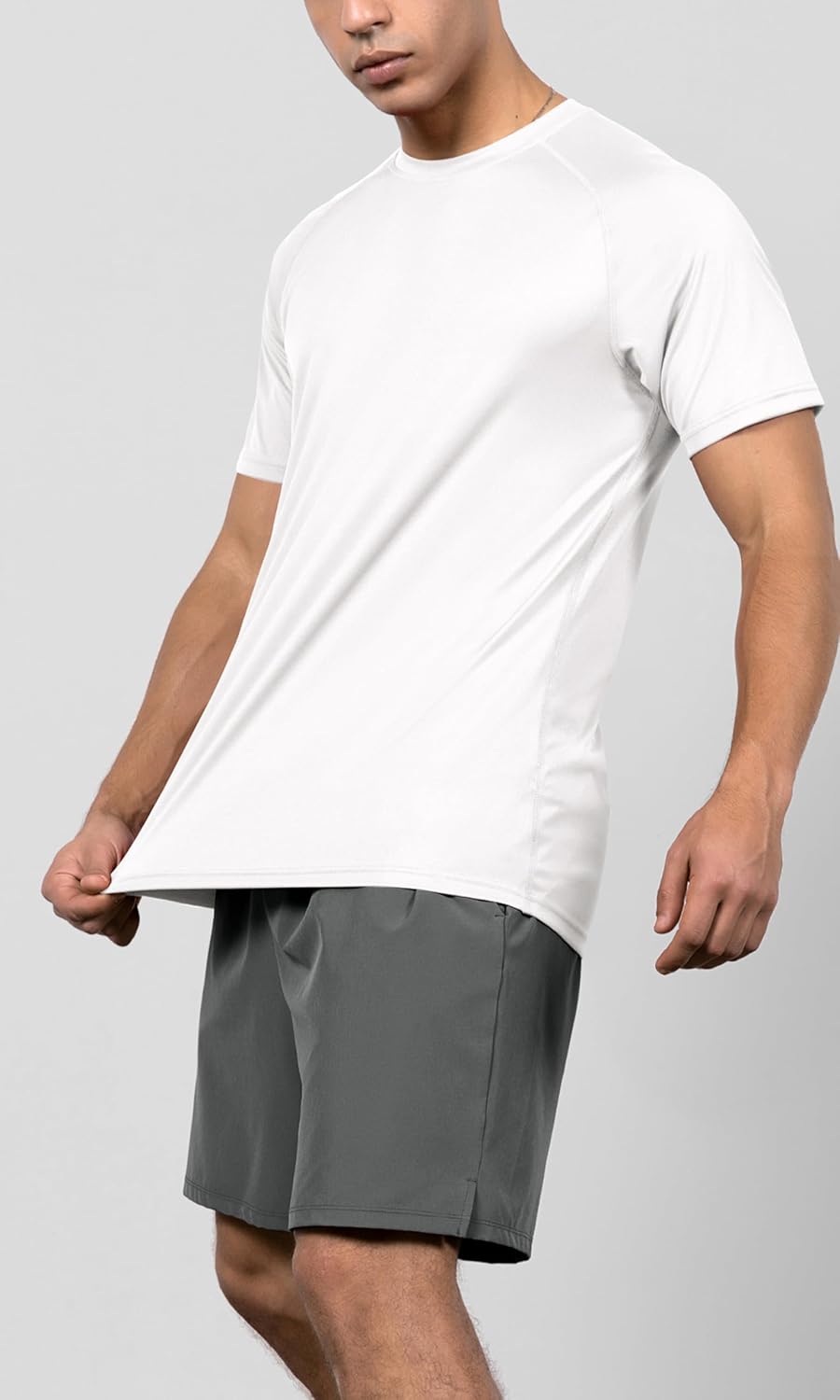 Men's Quick Dry Short Sleeve Shirts UPF 50+ Sun Protection SPF Athletic Tops Workout T-Shirts