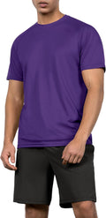 Men's Quick Dry Short Sleeve Shirts UPF 50+ Sun Protection SPF Athletic Tops Workout T-Shirts