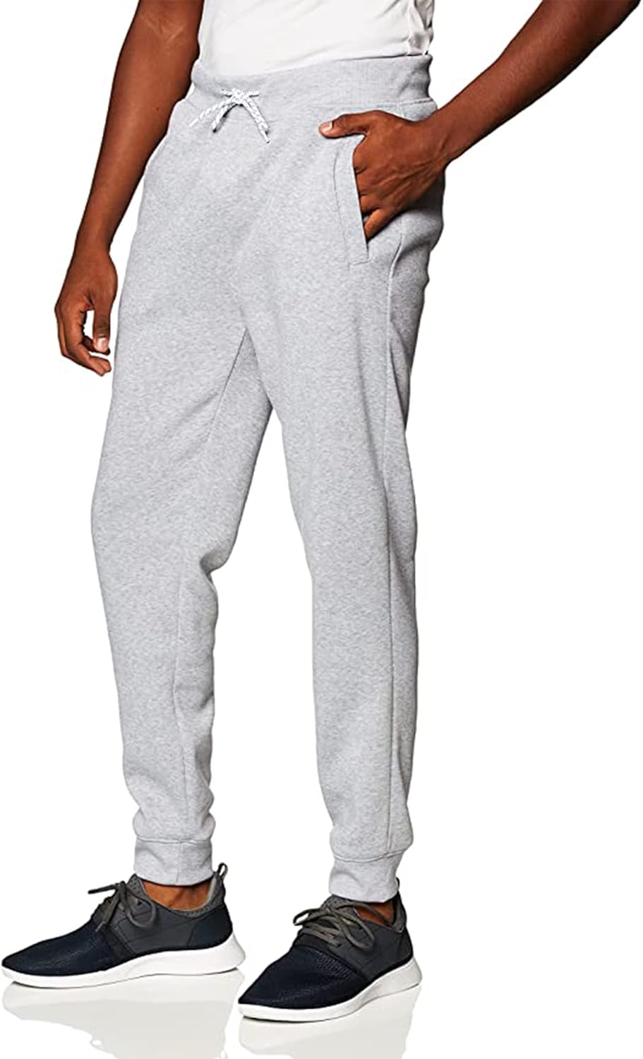 Men's Active Basic Fleece Joggers, Relaxed and Comfortable Sweatpants