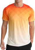 Men's Athletic T-Shirt Performance Gym Shirt Quick Dry Moisture Wicking Running Workout Short Sleeve Tops