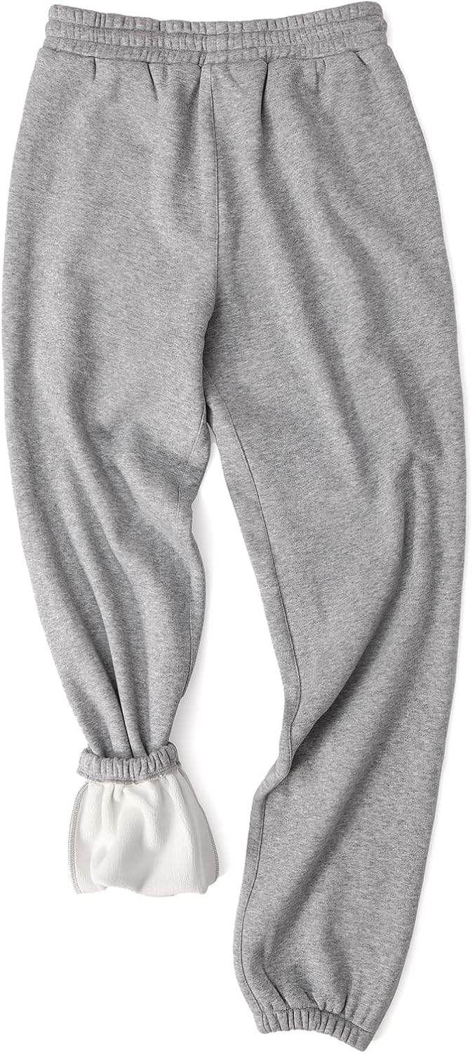 Men's Heavyweight Sweatpants Joggers Pants Fleece Jogger Track Pants Athletic Workout Gym Sweat Pants with Pockets