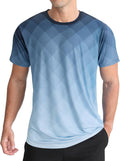 Men's Athletic T-Shirt Performance Gym Shirt Quick Dry Moisture Wicking Running Workout Short Sleeve Tops
