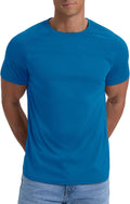 Men's Quick Dry T-Shirt Short Sleeve Lightweight Workout Running Athletic Tee Shirts