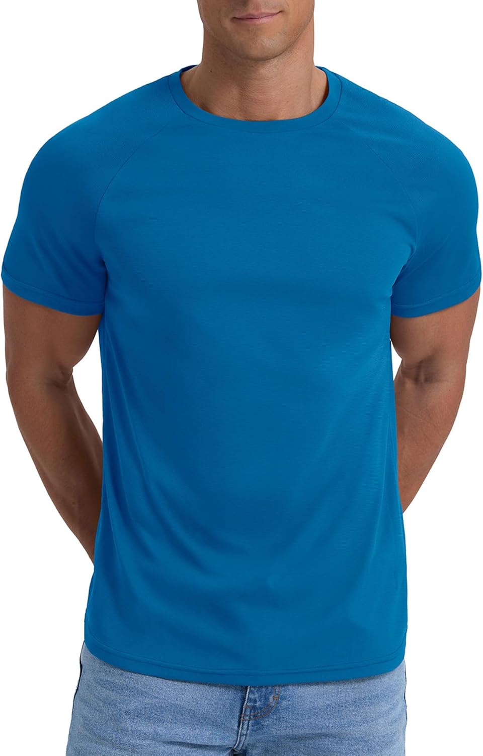 Men's Quick Dry T-Shirt Short Sleeve Lightweight Workout Running Athletic Tee Shirts