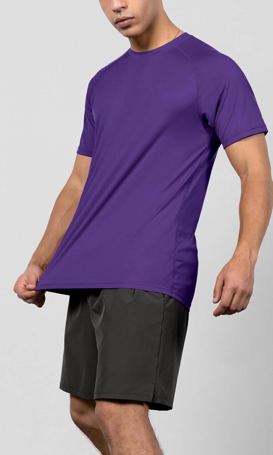 Men's Quick Dry Short Sleeve Shirts UPF 50+ Sun Protection SPF Athletic Tops Workout T-Shirts