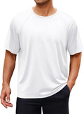 Mens Athletic Short Sleeve T-Shirts Lightweight Moisture Wicking Running Workout Gym Tops