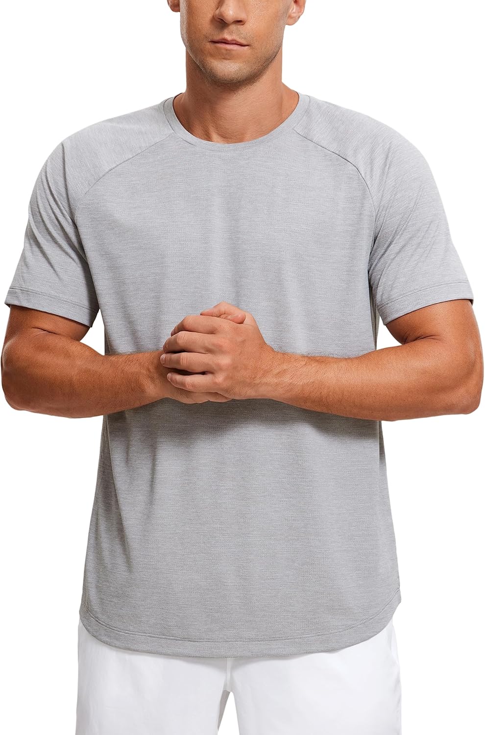 Lightweight Short Sleeve T-Shirt for Men Quick Dry Workout Running Athletic Tee Shirt Tops